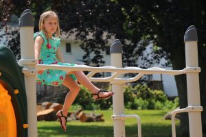 Monkey Bars on a Playground - Fall Height and Playground Safety